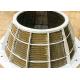 High Strength SS Centrifugal Wedge Wire Basket / Wire Strainer Basket