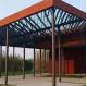 Roof Unique Designed Garden Metal Pavilion Corten Steel Pergola Gazebos