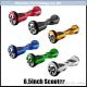 6.5 inch classic blue two wheel hoverboard self balancing scooter bluetooth LED lighting