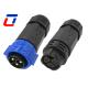 50A Waterproof Male Female Connector 3 Pin Circular Power Connector For 16mm OD