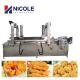 Industrial Meat Continuous Frying Machine Multifunctional Stainless Steel