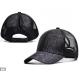 Wholesale Adjustable mesh baseball cap Back Hole Pony Tail Snapback Cap patchwork sports sun hat with a ponytail slot