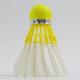 Supplier Training Yellow Badminton Goose Feather Shuttlecocks with Great Stability and Durability