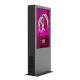65 Inch Digital Kiosks Touch Screen , Floor Standing LCD Advertising Display With Air Conditioner