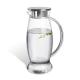 50 Oz Iced Tea Glass Water Pitcher With Stainless Steel Lid / Spout Easy To Use
