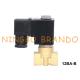 Two Way Latching Brass Solenoid Valve For Water Air 6VDC 12VDC 24VDC