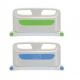 Green Bule Adjustable Bed Headboard Footboard , PP Material Bed Board Hospital