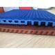 Single Layer Blue Red Sports Court Rubber Athletic Track
