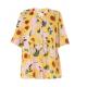Sunflower Print Womens Fashion Blouses Casual Tee Shirts In Summer Size XS - XXL