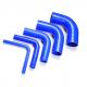 135 Degree Silicone Cooling Hoses Reinforced Flexible Braided Flexible Silicone Pipe Coupler