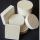 White Honeycomb Ceramic Catalysts Carriers 51% SiO2 For Gasoline Purification