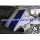 Blue White Inflatable Iceberg With Blob / Inflatable Water Games For Kids , Children