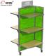 Movable Floor Standing Retail Store Fixtures 3 - Way Wood Toy Display Shelves