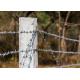 Farm Protection 12.5 Gauge  Double Twisted  Galvanized Barbed Wire