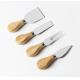 Wholesale  4PCS Cheese Knives With Rubber Wooden Handle For Cheese Food