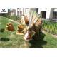Artificial Triceratops Models Outdoor Dinosaur For Real Estate Decoration