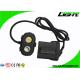 High Illumination LED Mining Light IP68 Dual Beam Safety Underground Cap Lamp