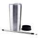600ml hot sell Double Wall Stainless Steel Vacuum insulated water bottle Thermos Mugs with foldable straw