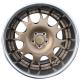 Customized 2 piece 22 inch wheel super deep concave brushed bronze polished lip car rim forged wheels