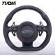 Black Perforated Leather Carbon Fiber Steering Wheel For Audi