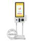 Catering Software Windows 10 Android 10.0 Restaurant Self Service Payment Kiosk With Meal Call Pager Holder