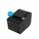 Black POS Thermal Receipt Printer , Wireless Thermal Label Printer 150mm/S Speed