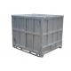 Warehouse Metal Storage Bins 1300L Collapsible Metal Storage Box For Oil Industry