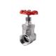 Straight Through Channel Gate Valve with Threaded Hand Wheel in Stainless Steel 304