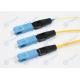 High Accurate Fiber Optic Connectors Blue Color For FTTH / FTTB / FTTX Network