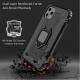 iPhone XI Carbon Fiber Ring Magnetic Car Mount Protection Cover Back Cover Phone Case