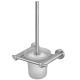 Polished Chrome Toilet Bowl Brush Holder Wall Mounted Stainless Steel