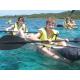 Durable Clear Plastic Kayak Fishing 1 Person Lake Canoe Jet With Pedals And Seat