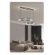 Modern Simple Dining Room Lights Three Circles Embedded Bedroom Lights Bottom Luminous Lamps And Lanterns Long Pendant Light