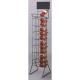 2 looped pegs counter wire display rack