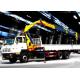 Truck mounted hydraulic crane 8TON  Mobile knuckle boom crane