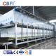 Stainless Steel PLC Controlled Ice Block Machine Air/Water Cooled 3-200ton/day Capacity