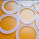 High quality competitive hot sale OEM customized sizes clear silicone o-ring silicone seal