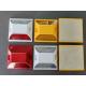 Outdoor Pavement Marker Road Stud Durable ABS Plastic Cat Eye Reflective Double Common Reflector For Traffic Safety