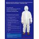 Non Irritating Disposable Isolation Gown Skin Friendly For Medica Linstitutions