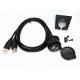 1m In Car Dash Insulations Flush Mount Dual USB Extension Car Radio cable