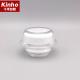 15g 30g Empty Face Cream Containers 50g PMMA Lotion Jars Flying Saucer Shape Double Wall With Lid