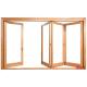 ODM OEM 3 Panel Bi Fold Doors Windows Double Glazed