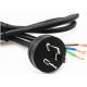High quality Australian 3 pin power cord without stopper power cable lead