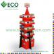 Christmas Tree Shape Corrugated Cardboard Display Stands For Greeting Cards