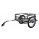 16 * 1.75 inch wheels in rust free rim, quickly release Bicycle Cargo Trailer with CE