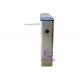 Stainless Steel Full - auto RFID Turnstile Drop Arm Barrier Gate for School / Library / Theater