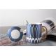 SGS Round Sublimation Printable Fine Porcelain Coffee Mugs Set