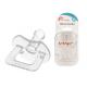BPA Free ISO Transparent Liquid Silicone Baby Soother