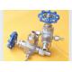 Jacket insulation needle valve for process instrumentation PN0.6 Mpa to PN120 Mpa DN6 mm