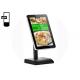 21.5 Inch Desktop Rotate Restaurant Touchscreen Ordering Machine DC Powered Android Advertising Media Player